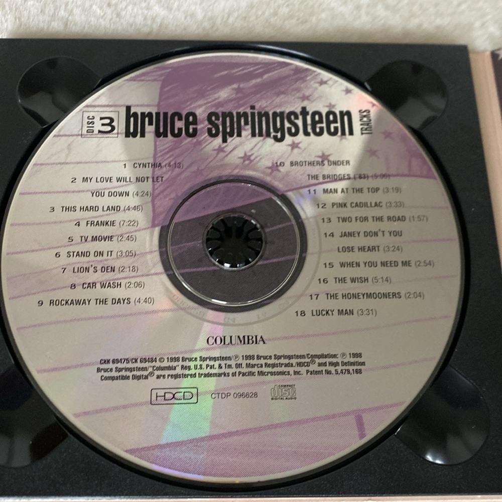 1998 Bruce Springsteen Tracks 4 Music CD Box Set - Picture 9 of 16